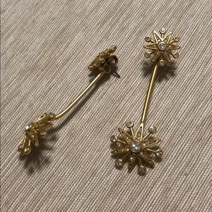 Rachel Zoe Crystal Pave Drop Earrings